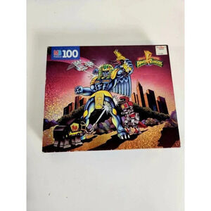 Mighty Morphin Power Rangers 100pc Puzzle 1994 Vintage complete